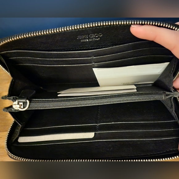 Jimmy Choo Filipa Star Studded Wallet EUC - Picture 8 of 9